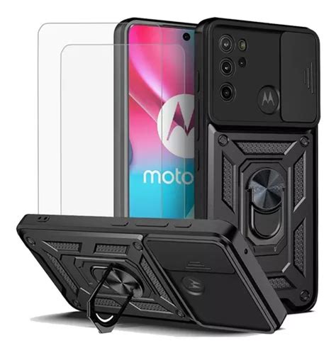 Funda Rudo Uso Para Motorola G60s Carcasa 2 Screen Mica Meses Sin