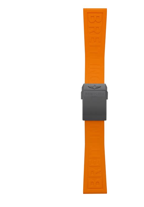 Orange Twinpro Rubber Strap 24 Mm 241S Breitling