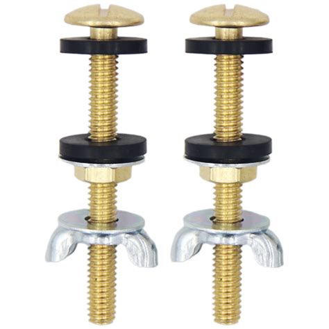 2pcs Toilet Tank Bolts Replacement Toilet Seat Fixing Bolts Bathroom ...