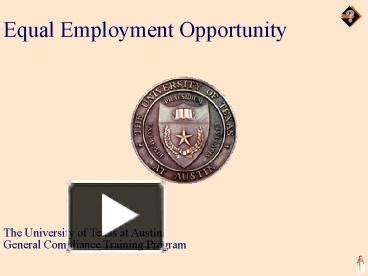 PPT Equal Employment Opportunity PowerPoint Presentation Free To