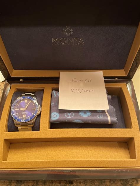 [WTS] Monta Oceanking Blue Sunburst Dial : Watchexchange