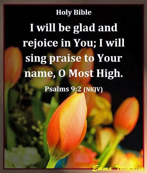 Psalm 9 2 Inspirational Scripture Psalms Bible Inspiration Free