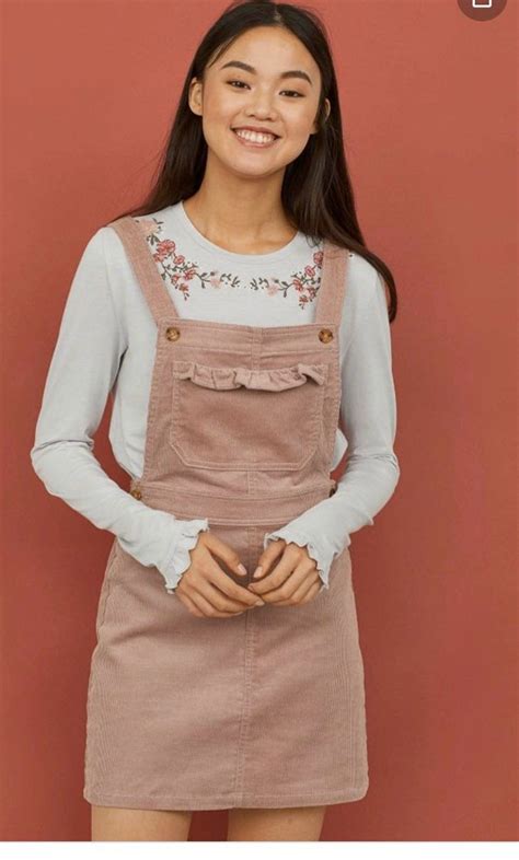 Buy Ladies Corduroy Pinafore Dress In Stock