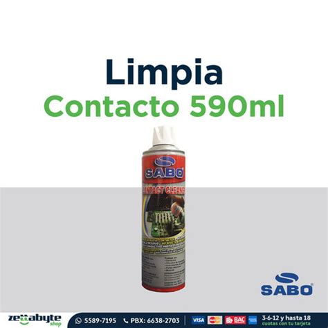 Sabo Limpia Contactos Ml Zettabyte Soporte