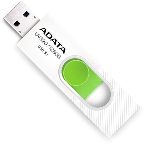 Adata Uv Gb Usb White Green Auv G Rwhgn