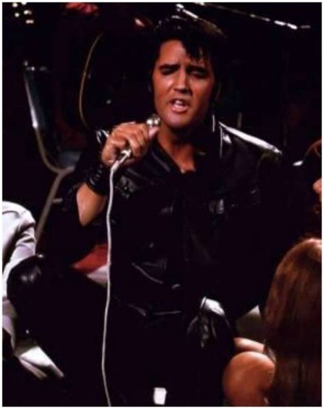 Elvis Singing Memories During 68 Comeback Special Elvis Presley Photos Elvis Presley