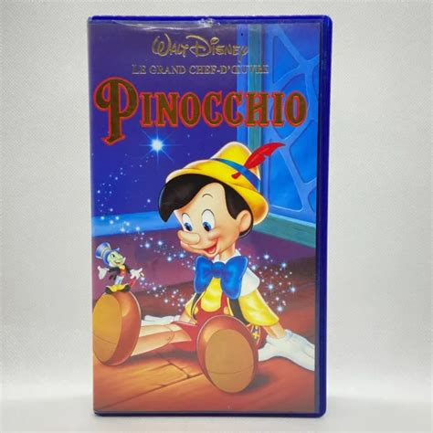 PINOCCHIO VHS WALT Disney Le Grand Chef D Oeuvre Version