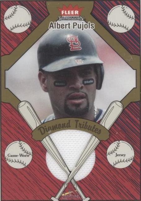 2004 Fleer Tradition Diamond Tributes Jersey DT AP Albert Pujols