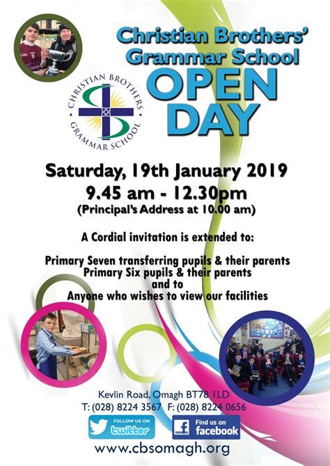 Open Day 2019 Christian Brothers