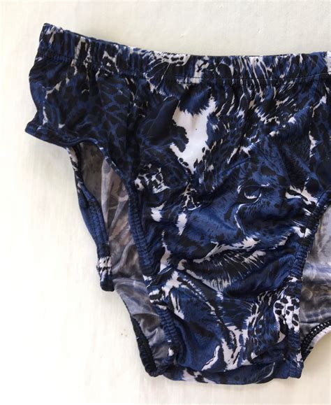 Vintage Hibaly Low Rise Briefs Bikini Tiger Leopard Print Mens Large New In Package Etsy