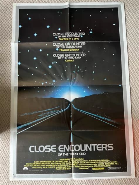 CLOSE ENCOUNTERS OF The Third Kind Original US One Sheet Movie Poster