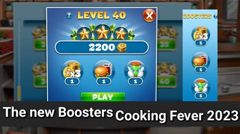 The Booster Update This Is Cooking Fever 2023 YouTube