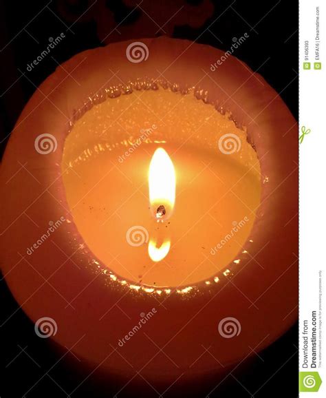 Flame In Pink Candle Stock Image Image Of Fire Elements 91406393