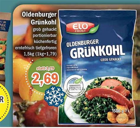 Oldenburger Grünkohl Angebot bei Aktiv Irma