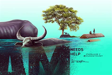 Assam & Bihar Needs Help (Flood) on Behance