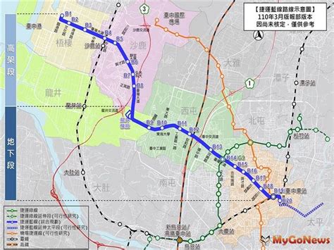 Mygonews台中捷運藍線綜合規劃 再提報中央審查 名家 三立新聞網 Setncom