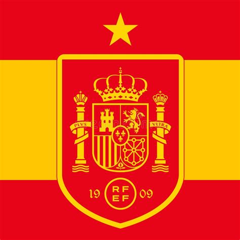 Logo Van Het Spaanse Nationale Voetbalteam Spanje Redactionele Stock