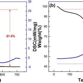 A Thermal Gravimetric Analysis TGA And Differential Scanning