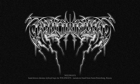 Dark Lettering & Metal Logos | fall '22 on Behance