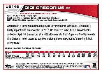 Didi Gregorius Topps Update Us Arizona Diamondbacks Rookie