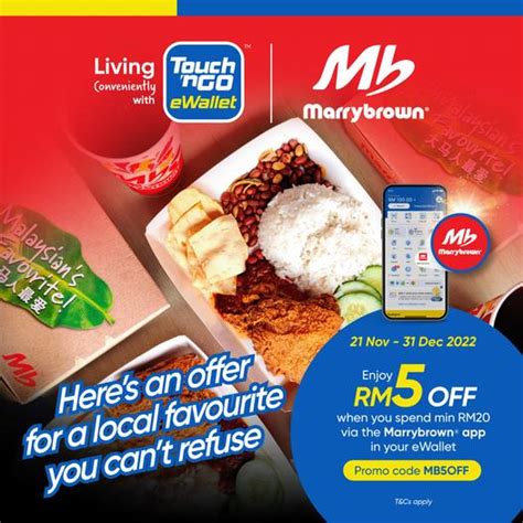 Marrybrown Touch N Go Ewallet Rm Off Promotion Nov Dec