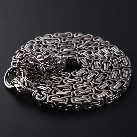 Outdoor Stainless Steel Self Defense Necklace Dragon Hand Bracelet