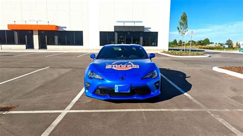 Toyota 86 Satin Perfect Blue And Custom Print - Concept Wraps