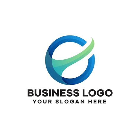 Design De Logotipo Gradiente De Investimento Empresarial Vetor Premium