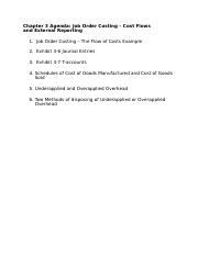 BAD2 Chapter 3 Lecture Notes New 16e Docx Chapter 3 Agenda Job Order