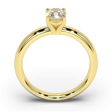 Inel Din Aur 18K Cu Diamante Naturale 0 53ct Eeas SIAJ