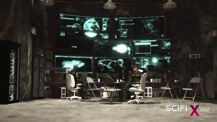 A Hot Japanise College Girl In Cuffs Has A Crazy Sex In Sci Fi Military Bunker