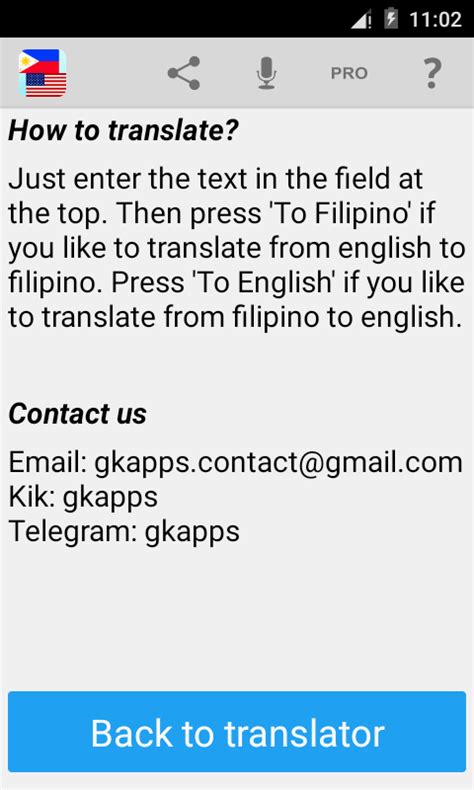 Filipino English Translator Android Apps On Google Play