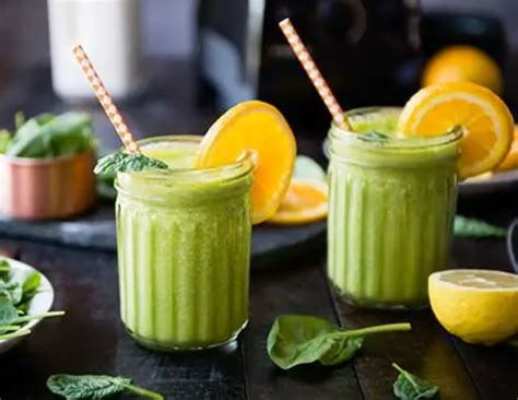 Banana Orange Spinach Protein Smoothie Vegan Proteins