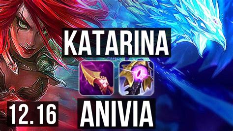 Katarina Vs Anivia Mid M Mastery Games Legendary