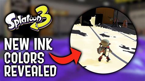 New Upcoming Ink Colors Revealed Splatoon News Youtube