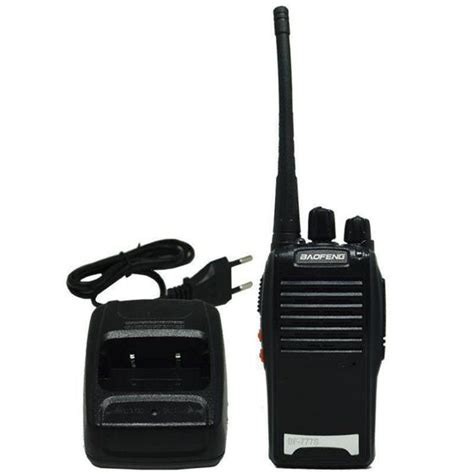 Kit 2 Rádios Comunicador HT Walk Talk UHF 16 Canais Profissional Fone