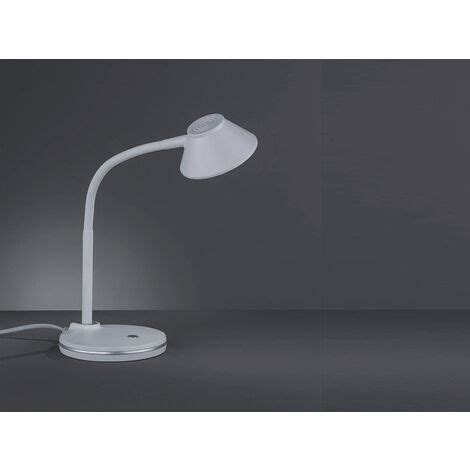 LED Schreibtischleuchte BERRY flexibel Kunststoff Weiß 33cm hoch