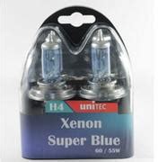 Unitec xenon żarówka super blue 60 55W H4 Ceny i opinie na Skapiec pl