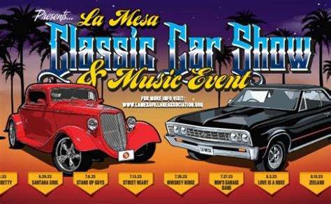 La Mesa Classic Car Show Nights | Weekly | San Diego County, CA ...