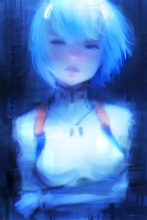 Rei Ayanami Neon Genesis Evangelion Commission Alex Chow Rei