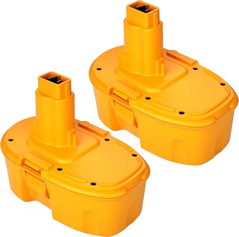 2 Pack 18V 3 6Ah DC9098 DC9099 Replacement Battery For Dewalt 18V