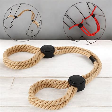 Rope Handcuffs Sexy Fetish Hand Wrist Bdsm Binding Toys Sex Bondage Slave Handcuffs Adjustable