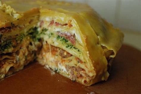 Круглая лазанья
