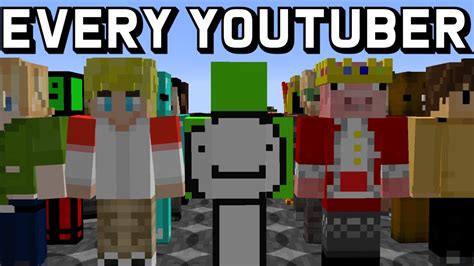 Every Minecraft Youtuber Ever Youtube