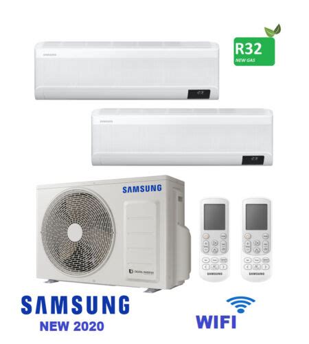 CONDIZIONATORE SAMSUNG WINDFREE AVANT DUAL SPLIT 12 18 BTU INVERTER