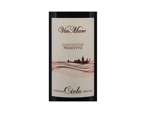 Sangiovese-Primitivo Cielo Via Mare, Puglia 2023