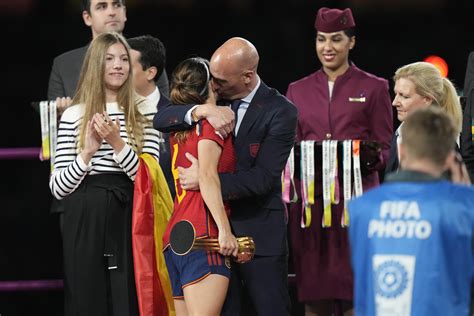 Angry Reaction As Spanish Soccer Leader Kissed A Womens World Cup Star