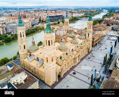 Cathedral Basilica Of Our Lady Of The Pillar Aerial Panoramic View