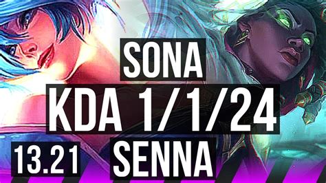 SONA Trist Vs SENNA Jinx SUP 1 1 24 Comeback 1 5M Mastery