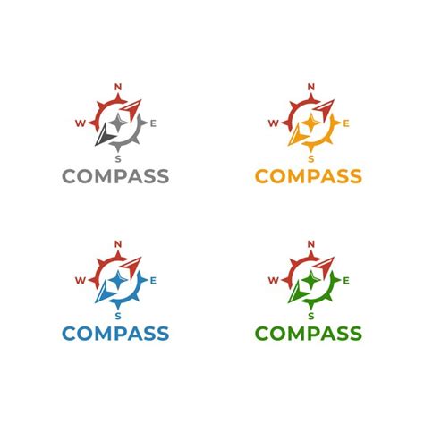 Premium Vector Compass Logo Template Vector Illustration Design